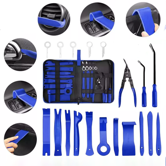 Set de 19 bucăți de pârghii din plastic pentru mașină