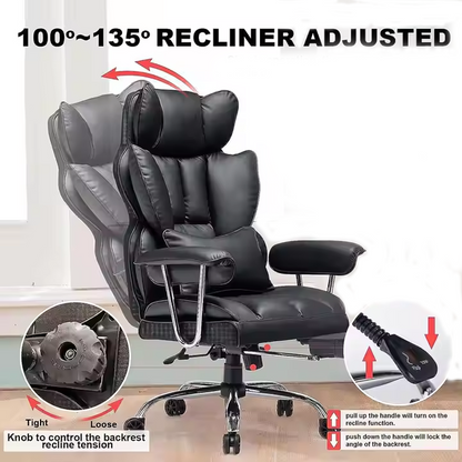 Scaun ergonomic de birou cu spate înalt