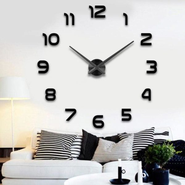 Ceas de perete decorativ 3D