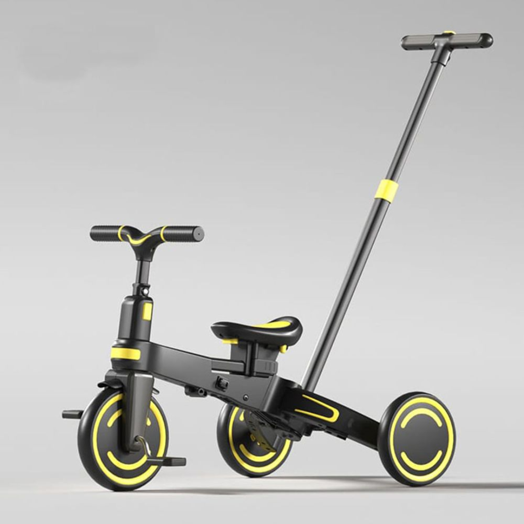 3 în 1 – Cărucior, tricicletă și bicicletă de echilibru