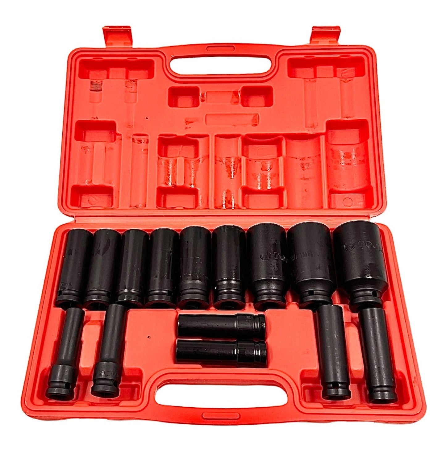 Set de 15 bucăți de gedoruri forjate hexagonale de impact adânc DONGTE 