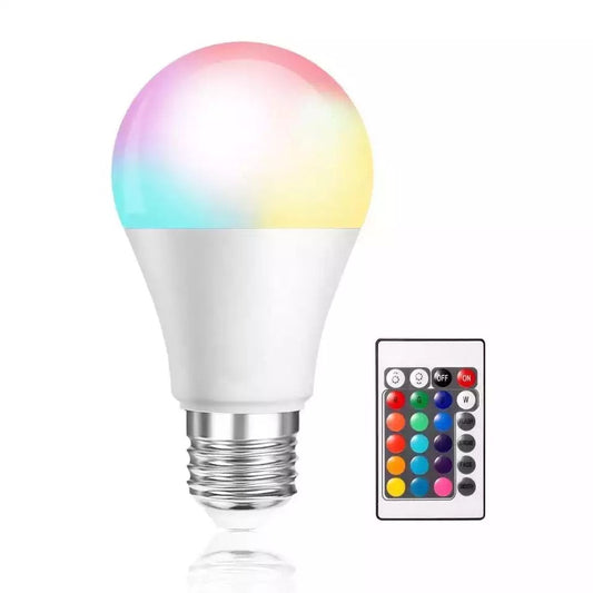 BEC LED RGB CU TELECOMANDĂ
