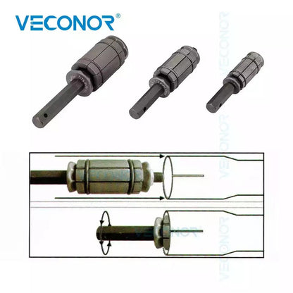 Un set mare de instrumente de expansiune a conductelor