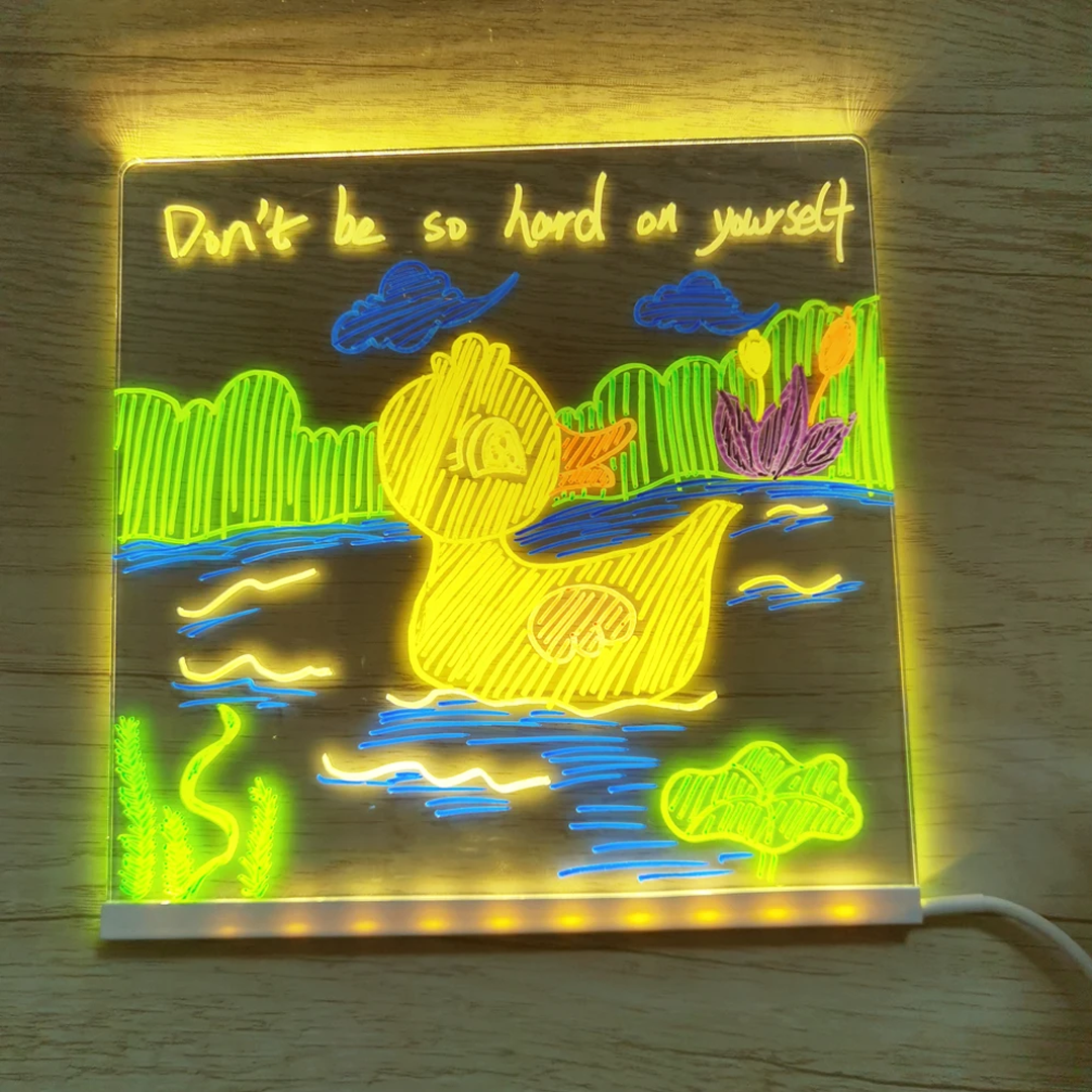 Placă LED pentru note colorate