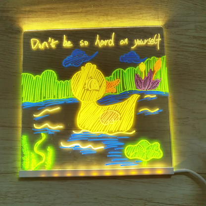 Placă LED pentru note colorate