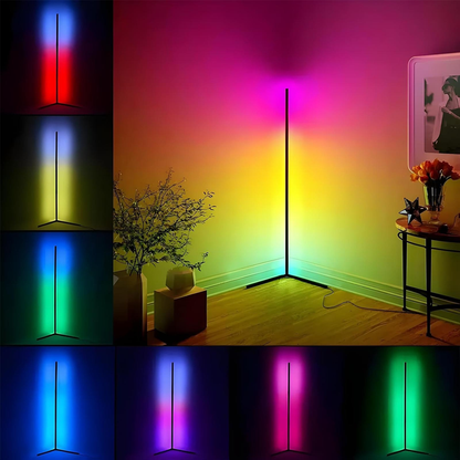 Iluminare de colț cu LED RGB