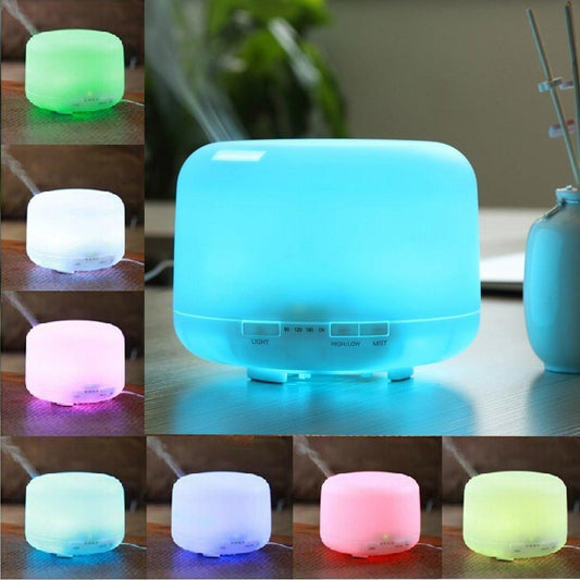 Umidificator de aer 4 ÎN 1, lampă, difuzor de parfum și aromoterapie 500 ML