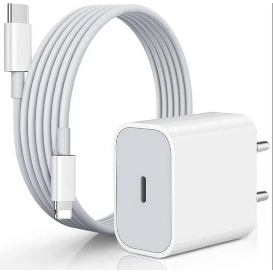 Încărcător USB-C de 20 W pentru iPhone, iPad și AirPods cu cablu (adaptor și cablu)